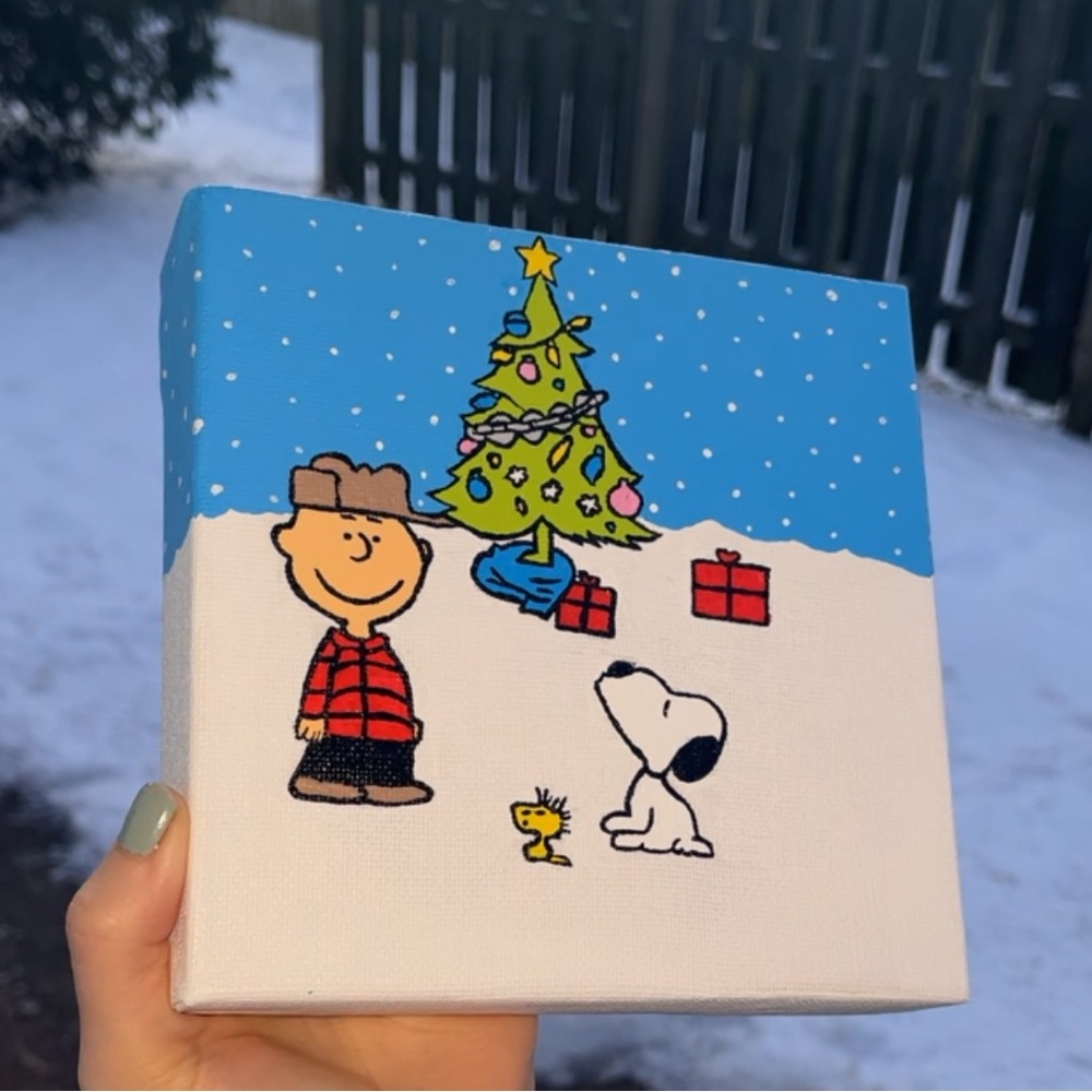 Charlie Brown Christmas painting !